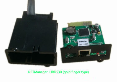 10 / 100BaseT εσωτερική χρυσή σύνδεση δάχτυλων καρτών SNMP για το όργανο ελέγχου UPS