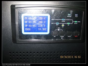 PC συν TX 2 σε απευθείας σύνδεση υψηλή συχνότητα UPS φάσης 8kva με το διπλό εναλλασσόμενο ρεύμα εισαγωγής